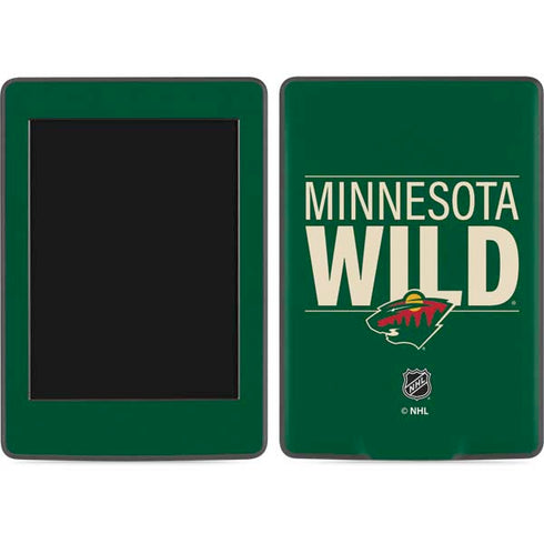 NHL Minnesota Wild Lineup Amazon Kindle Skin