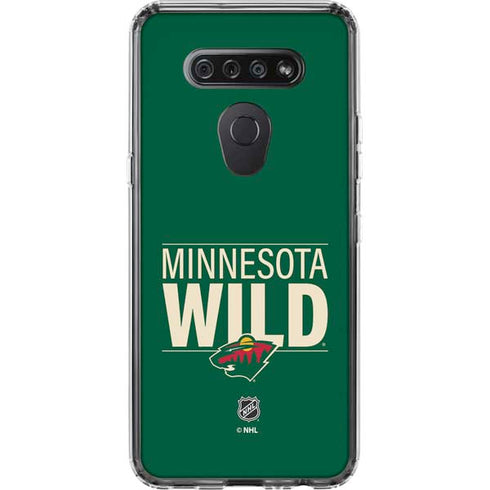 NHL Minnesota Wild Lineup LG K51/Q51 Clear Case