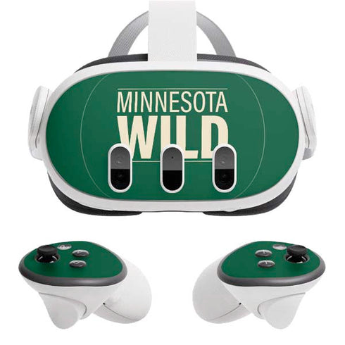 NHL Minnesota Wild Lineup Meta Quest 3 Skin