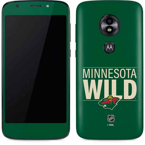 NHL Minnesota Wild Lineup Moto E5 Play Skin