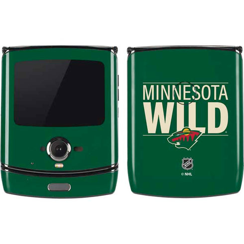 NHL Minnesota Wild Lineup Motorola RAZR Skin