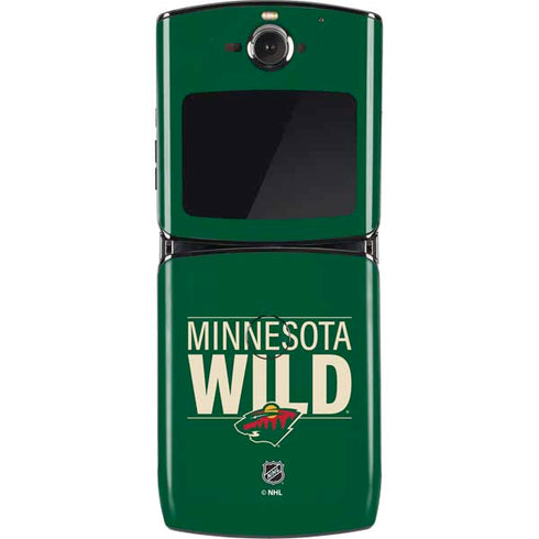 NHL Minnesota Wild Lineup Motorola RAZR Skin