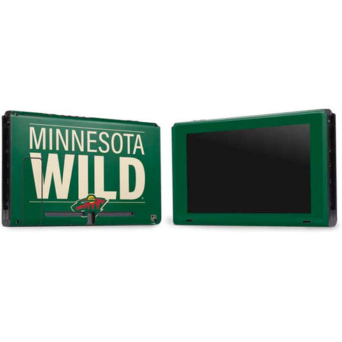 NHL Minnesota Wild Lineup Nintendo Switch Bundle Skin