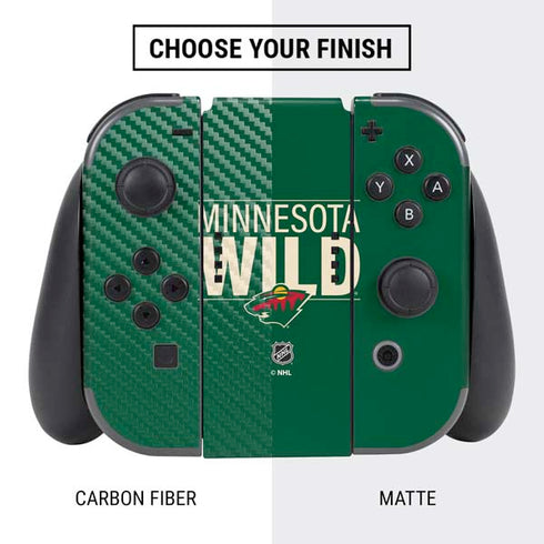 NHL Minnesota Wild Lineup Nintendo Switch Bundle Skin