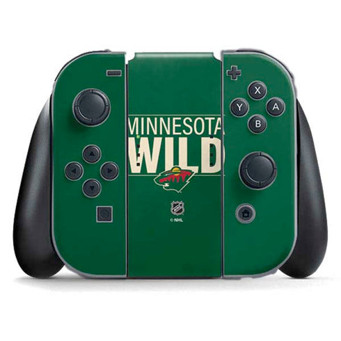NHL Minnesota Wild Lineup Nintendo Switch (2017-2021) Joy-Con Controller Skin