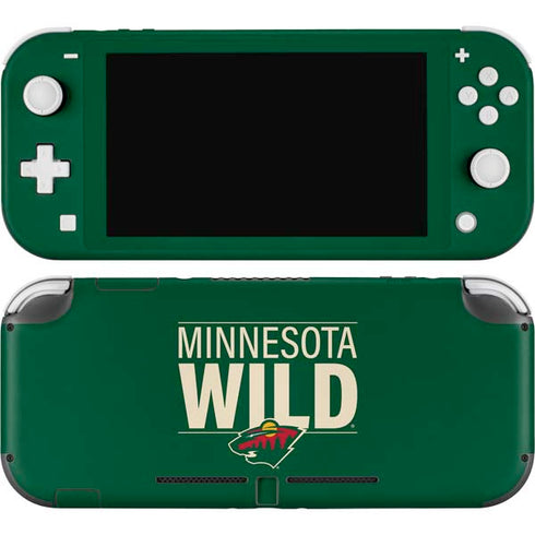 NHL Minnesota Wild Lineup Nintendo Switch Lite Skin
