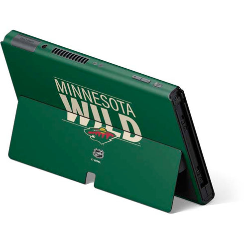 NHL Minnesota Wild Lineup Nintendo Switch OLED (2021) Skin