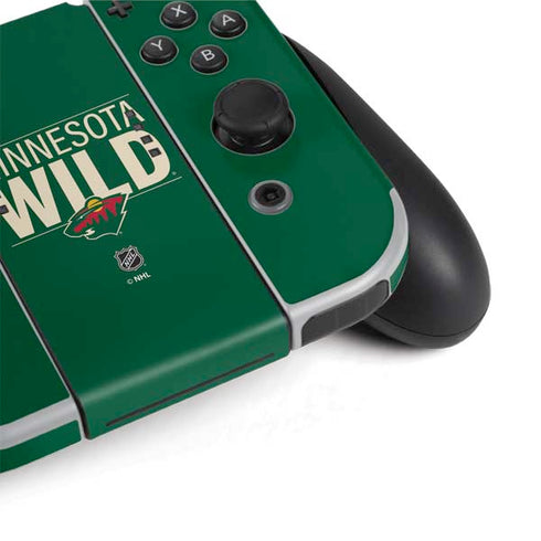 NHL Minnesota Wild Lineup Nintendo Switch OLED (2021) Skin