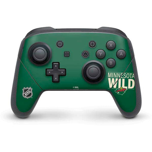 NHL Minnesota Wild Lineup Nintendo Switch Pro Controller Skin