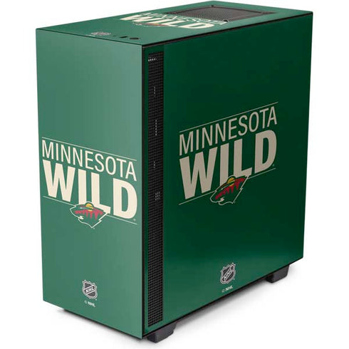 NHL Minnesota Wild Lineup NZXT H510 Compact ATX Mid-Tower Case Skin