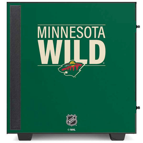 NHL Minnesota Wild Lineup NZXT H510 Compact ATX Mid-Tower Case Skin