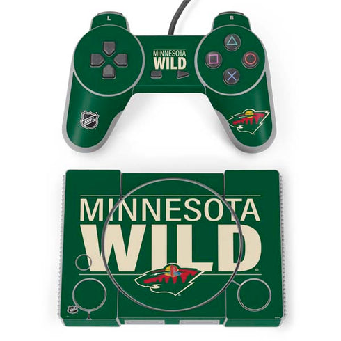 NHL Minnesota Wild Lineup PlayStation Classic Bundle Skin