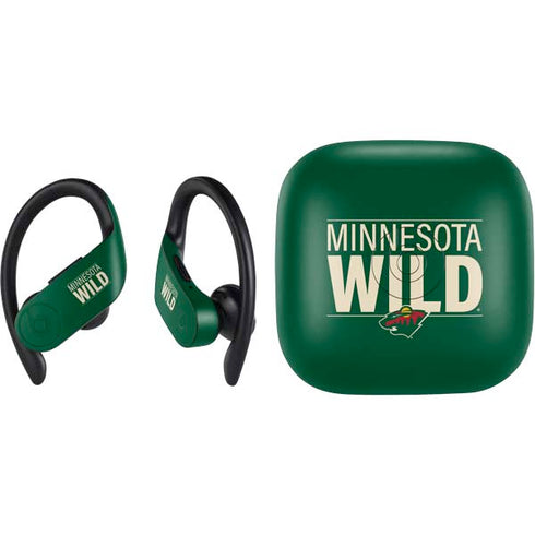 NHL Minnesota Wild Lineup PowerBeats Pro Skin