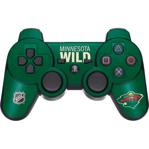 NHL Minnesota Wild Lineup PS3 Dual Shock wireless controller Skin