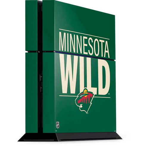 NHL Minnesota Wild Lineup PS4 Console Skin