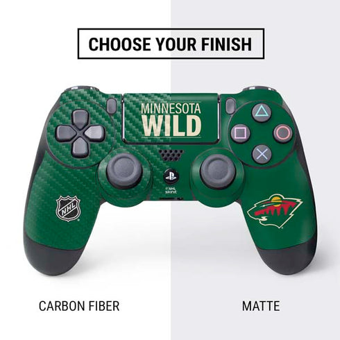 NHL Minnesota Wild Lineup PS4 Controller Skin