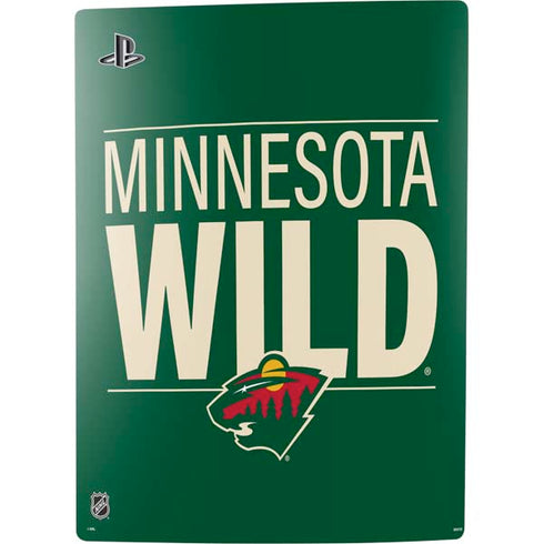 NHL Minnesota Wild Lineup PS5 Console Skin