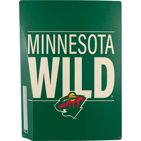 NHL Minnesota Wild Lineup PS5 Console Skin