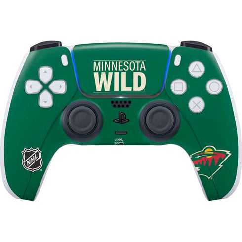 NHL Minnesota Wild Lineup PS5 Controller Skin