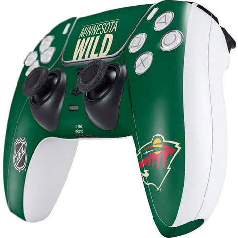NHL Minnesota Wild Lineup PS5 Controller Skin