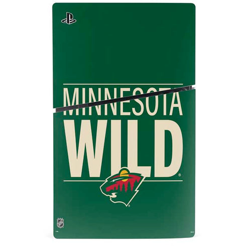 NHL Minnesota Wild Lineup PS5 Slim Disk Console Skin