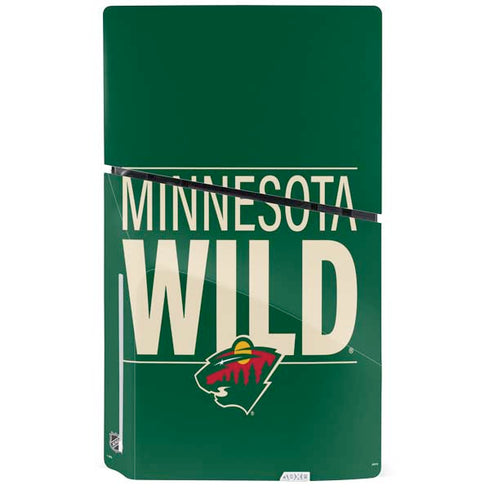 NHL Minnesota Wild Lineup PS5 Slim Disk Console Skin