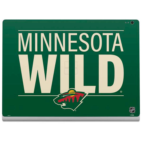 NHL Minnesota Wild Lineup Surface Book 2 13.5in Skin