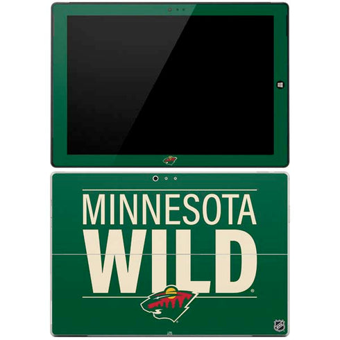 NHL Minnesota Wild Lineup Surface Pro 3 Skin