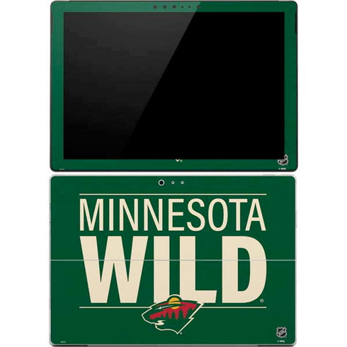 NHL Minnesota Wild Lineup Surface Pro 4 Skin