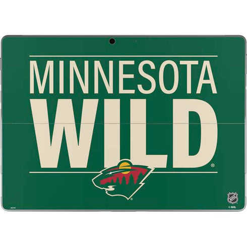 NHL Minnesota Wild Lineup Surface Pro 9 Skin