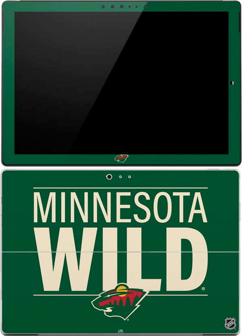 NHL Minnesota Wild Lineup Surface Pro (2017) Skin