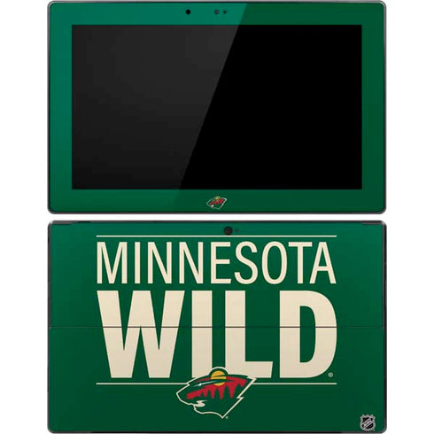 NHL Minnesota Wild Lineup Surface Pro Tablet Skin