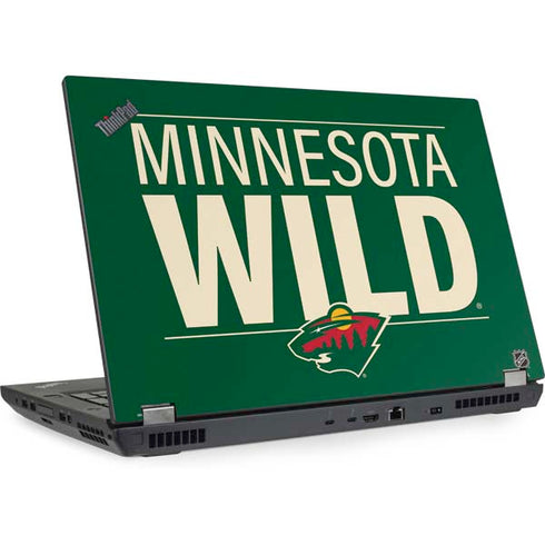 NHL Minnesota Wild Lineup Lenovo ThinkPad Skin