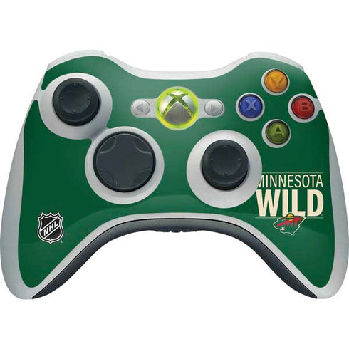 NHL Minnesota Wild Lineup Xbox 360 Wireless Controller Skin