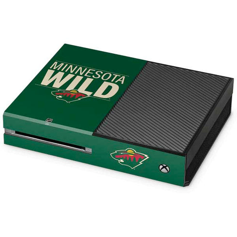 NHL Minnesota Wild Lineup Xbox One Console Skin