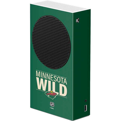 NHL Minnesota Wild Lineup Xbox Series S Console Skin