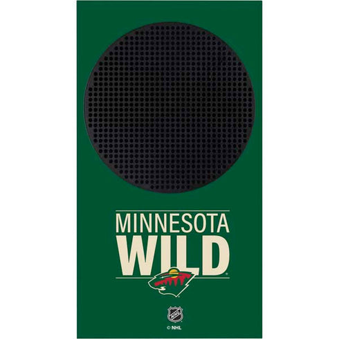 NHL Minnesota Wild Lineup Xbox Series S Console Skin