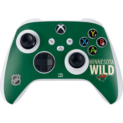 NHL Minnesota Wild Lineup Xbox Series S Controller Skin