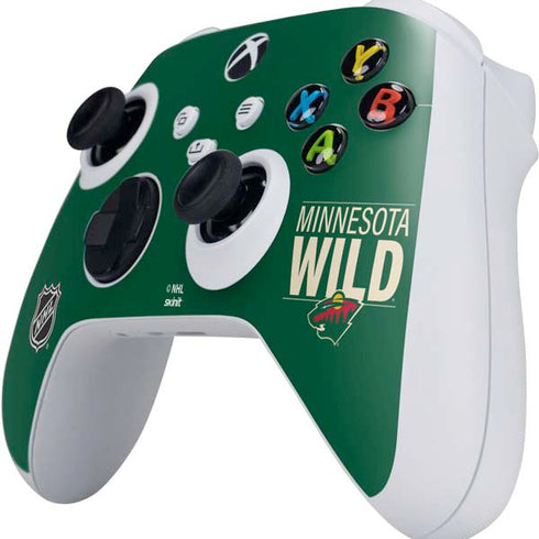 NHL Minnesota Wild Lineup Xbox Series S Controller Skin