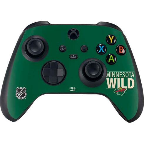 NHL Minnesota Wild Lineup Xbox Series X Controller Skin