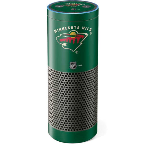 NHL Minnesota Wild Solid Background Amazon Echo Skin