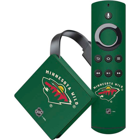 NHL Minnesota Wild Solid Background Amazon Fire TV Skin