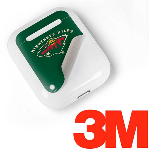NHL Minnesota Wild Solid Background Apple AirPods Skin
