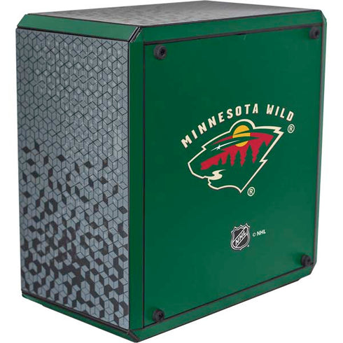 NHL Minnesota Wild Solid Background Cooler Master MasterBox Q300L Mini Tower Skin