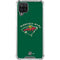 NHL Minnesota Wild Solid Background Galaxy A12 Clear Case
