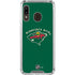 NHL Minnesota Wild Solid Background Galaxy A30 Clear Case