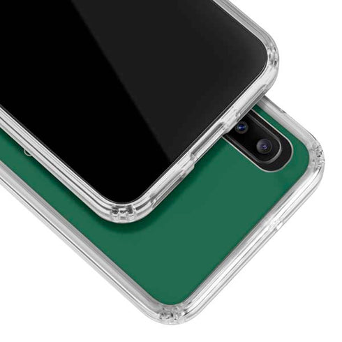 NHL Minnesota Wild Solid Background Galaxy A30 Clear Case
