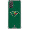 NHL Minnesota Wild Solid Background Galaxy A32 5G Clear Case