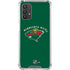 NHL Minnesota Wild Solid Background Galaxy A32 5G Clear Case