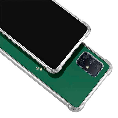 NHL Minnesota Wild Solid Background Galaxy A51 5G Clear Case
